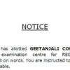 Examination Centre for Regular-Supply from 11-11-2013