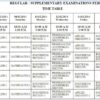 I-B.TECH-I-SEMESTER EXTERNAL EXAM TIMETABLE