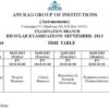 I-Pharm D (PB) External Exam Schedule Circular