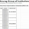 viva-voce examination schedule(2011 - 13)